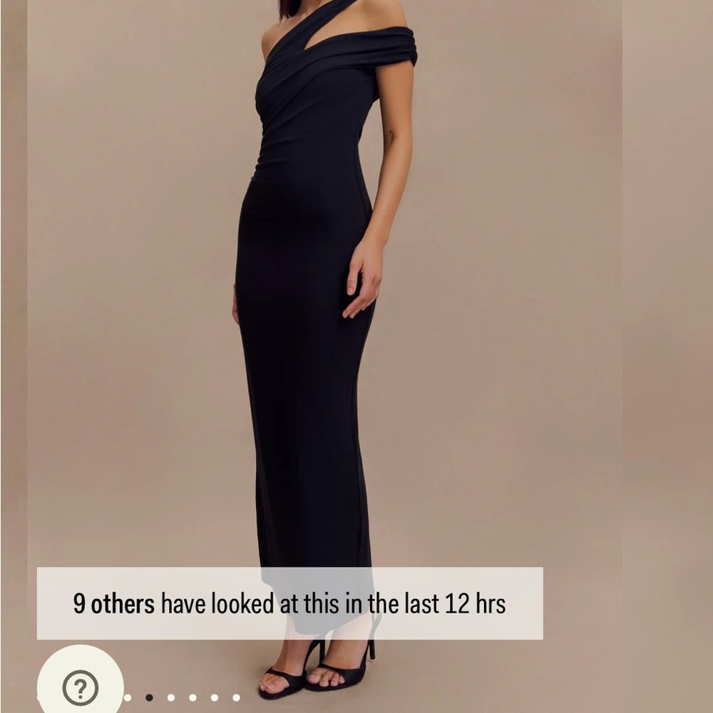 Elegant Black Off-Shoulder Dress